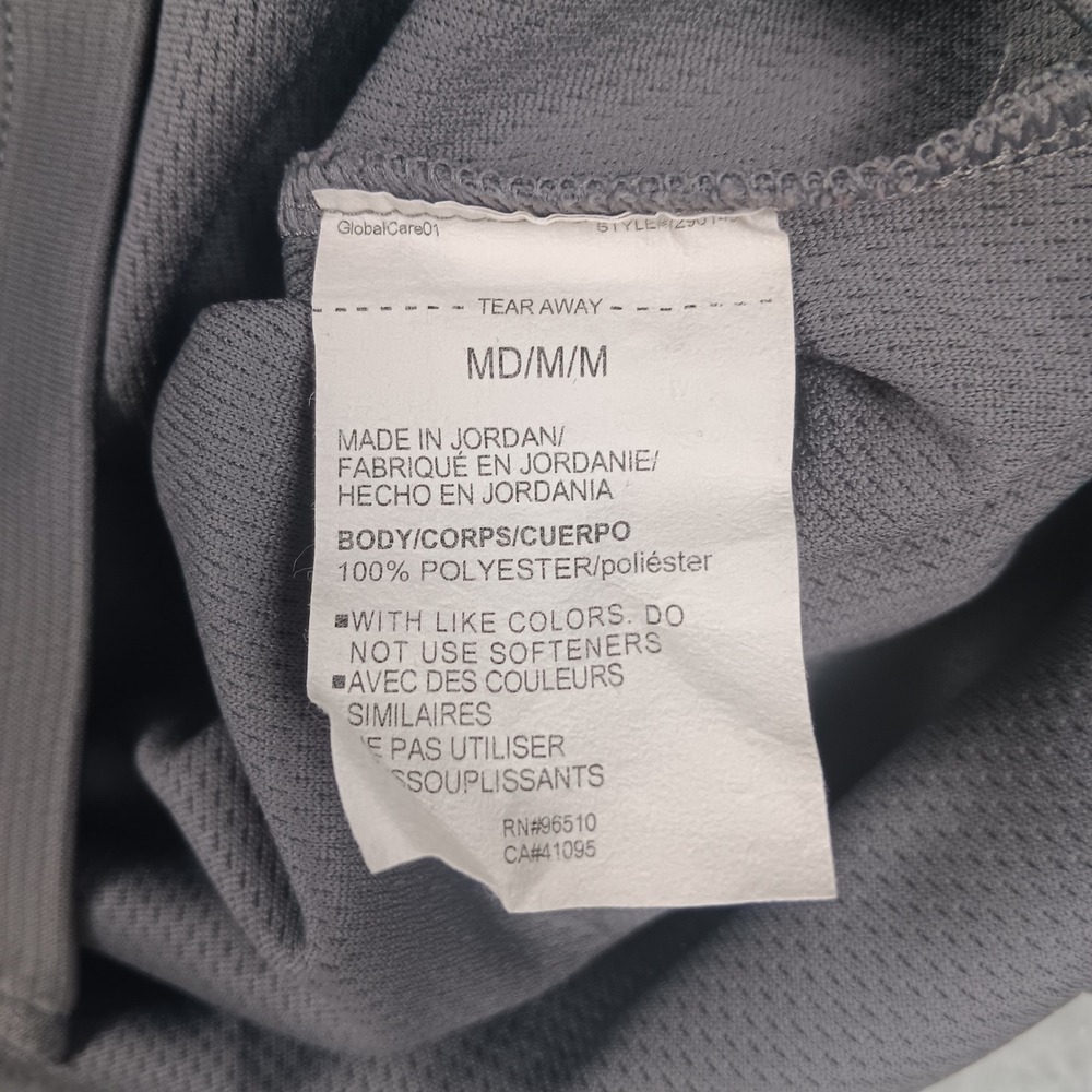 Under Armour Polo Shirt Loose Mens Medium Gray Knight Shield Embroidered Logo - Picture 4 of 8